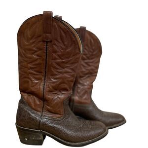 Vintage Red Wing Shoes Pecos Style 9805 Western Boots Sz 7D Made In USA